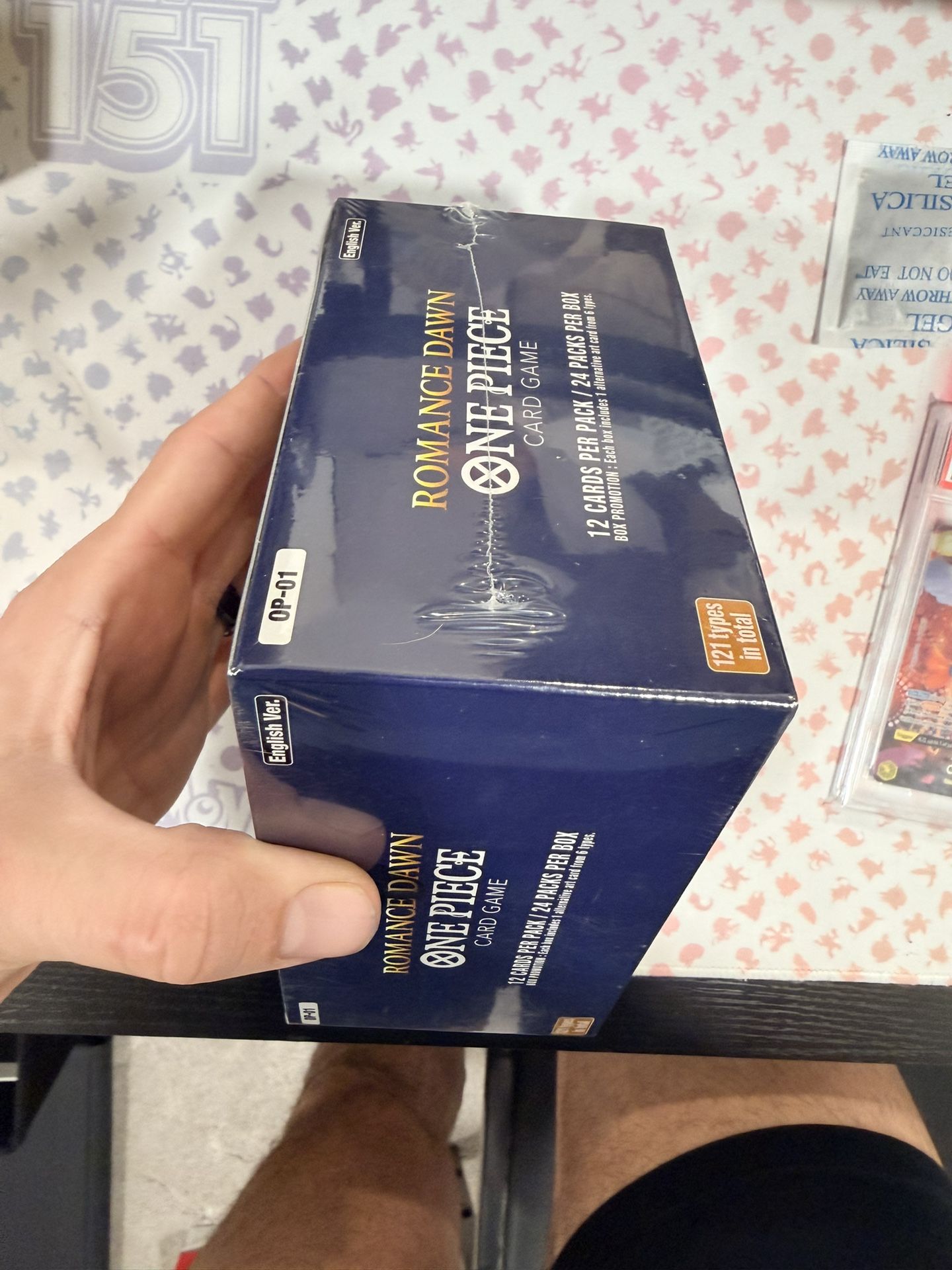one piece booster box blue bottom One Piece Card Game
