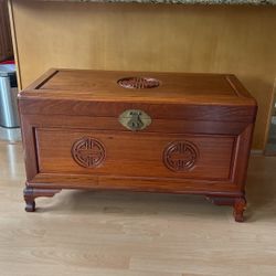Chinese Rosewood Camphor Trunk Chest