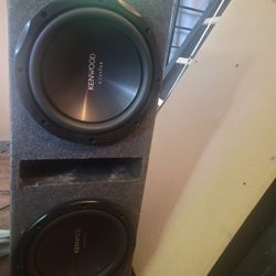 Kenwood Excelon 12inch Subwoofers