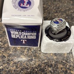 Nathan Eovaldi World Series Replica Ring 