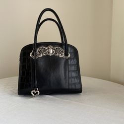 Vintage Brighton Black Leather Purse