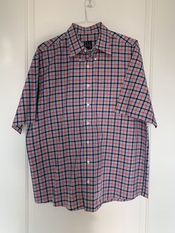 Jos. A Bank Plaid Button Up Shirt