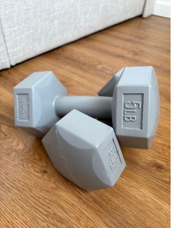5 lbs DUMBBELLS (SET)