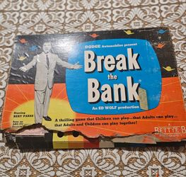 Break the Bank Vintage Board Game