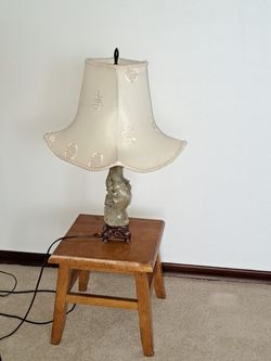 Jade Hand Crafted Lamp