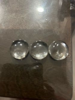 Three little fake gemstones for kids a dollar per each