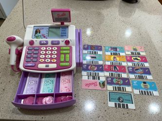 Vintage 1999 Barbie Shop With Me Cash Register