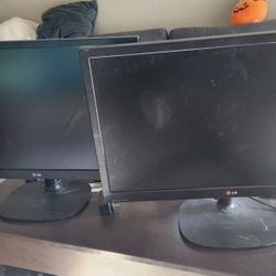 2x 27" LG Monitors