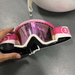Kids Girls Googles And Helmet Size 