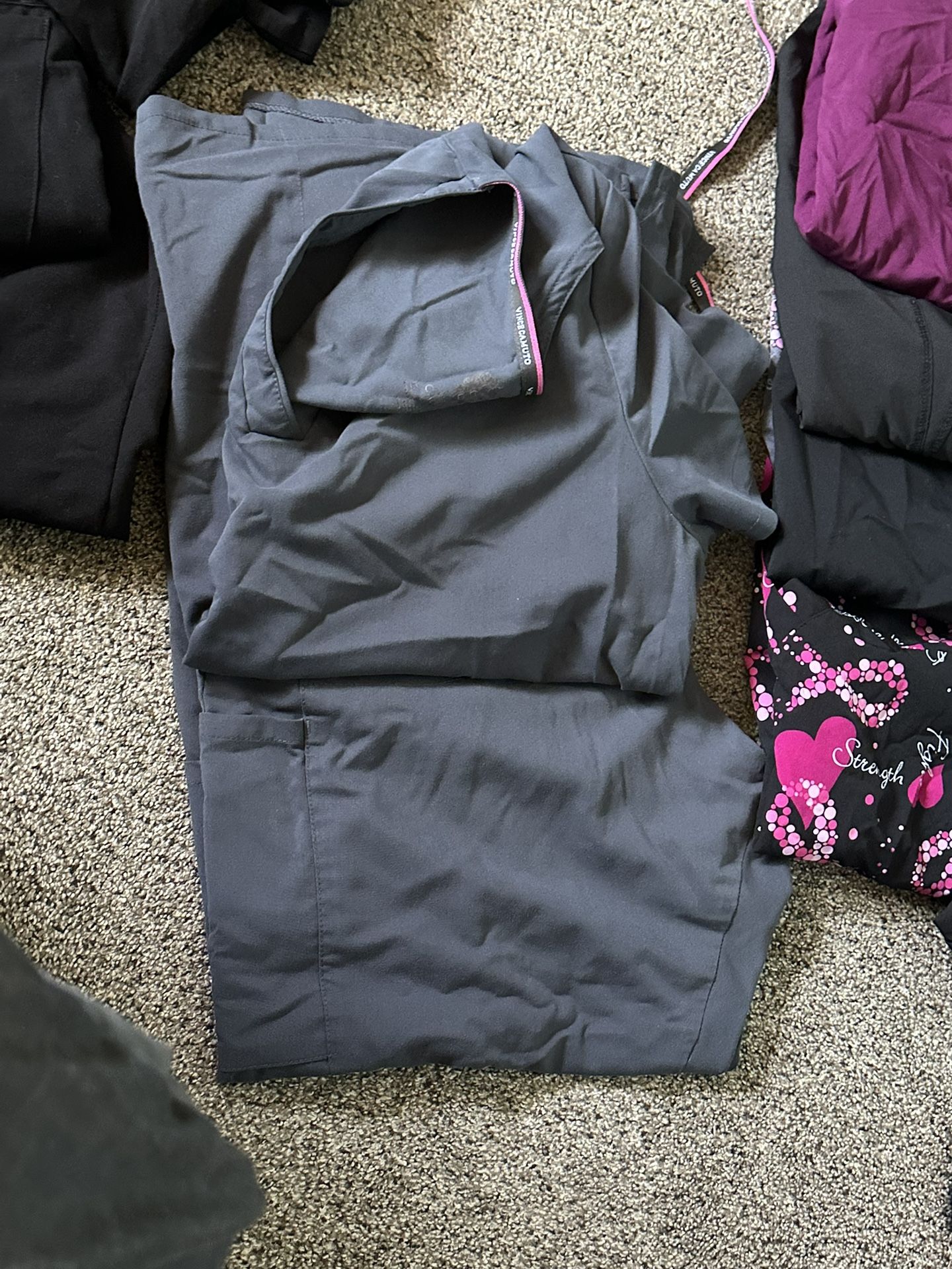 Grey Scrub Set