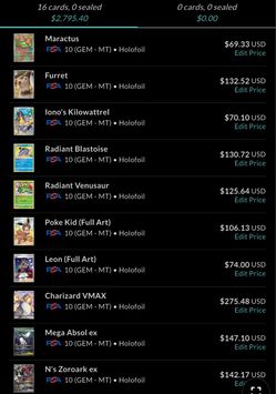Pokemon PSA 10 slabs