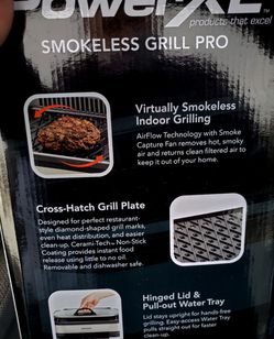 Power XL Smokeless Grill Elite - Family Size - Black/Silver SMG-01 for Sale  in East Mckeesport, PA - OfferUp