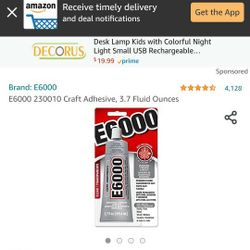 E6000 230010 Craft Adhesive, 3.7 Fluid Ounces