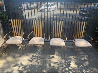 Gold chairs