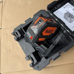 Klein Tools Self-Leveling Red Cross-Line Laser Level with Red Plumb Spot