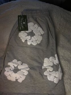 Denim tear shorts