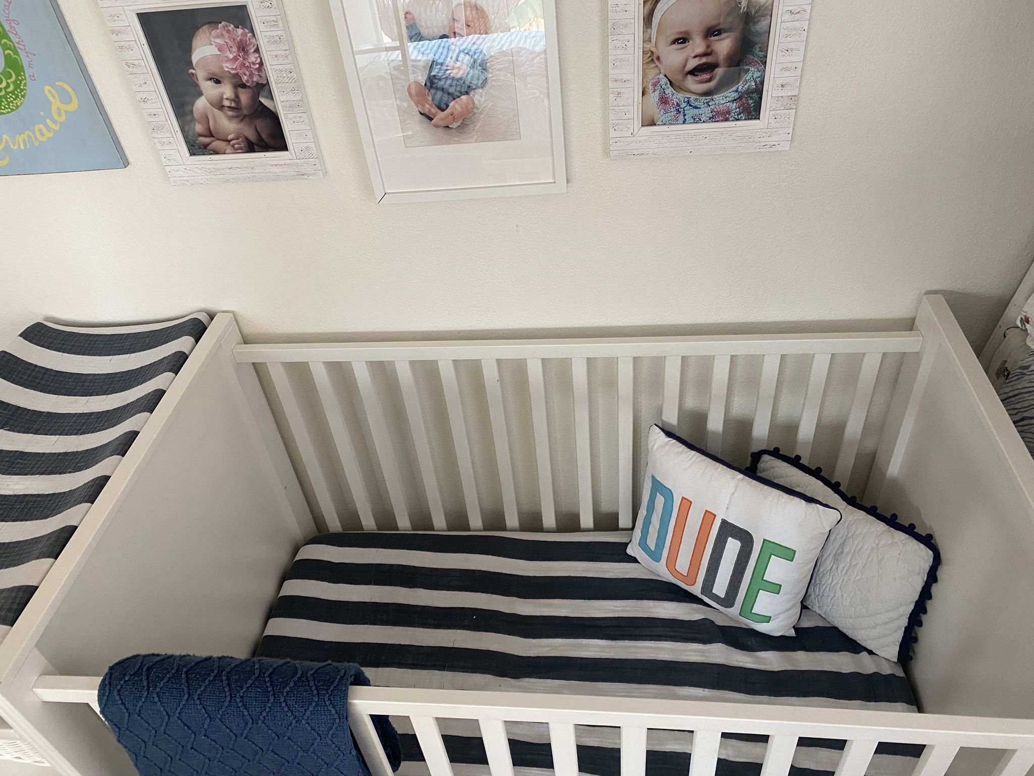 Pottery barn crib and changing table sale