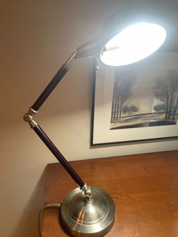 Adjustable Desk Lamp with Metal Base