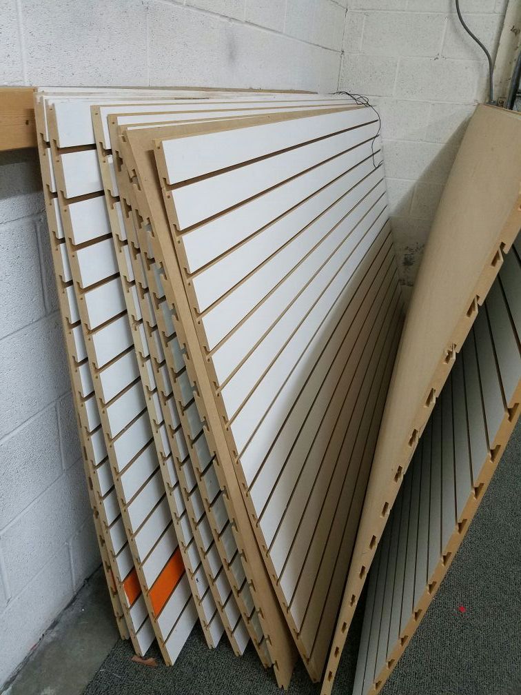 Slat wood panel 8' x 4'