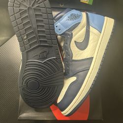 Jordan 1 High Obsidian Size 8 Used