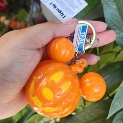 ••Mickey Pumpkin Keychain From Disneyland••