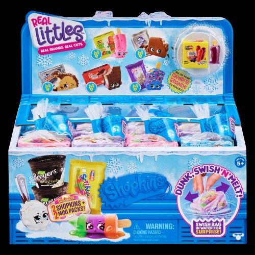 3 Shopkins Real Littles Frozen Ice 2 packs.