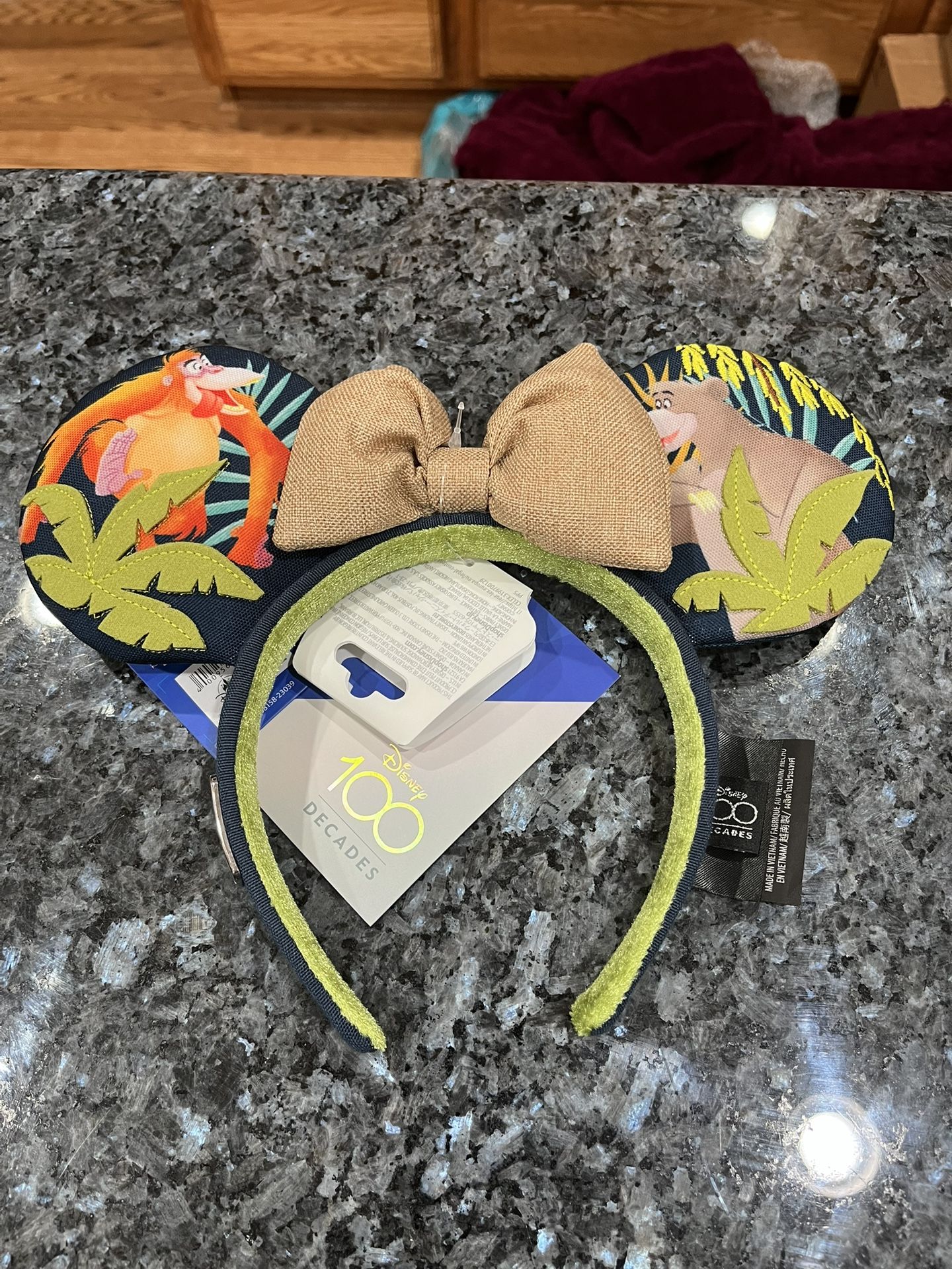 Headband Disney Parks Jungle Book Ears Headband 1960 Decades 100 Year’s. Brand new with tags.  