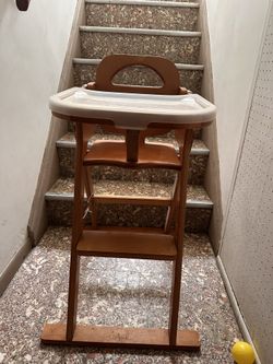 Wooden Kids High Chair
