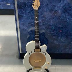 Beige Heli Arc Guitar