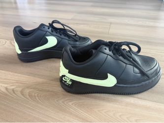 Women’s Nike Air Force 1 Low Jester XX - Size 8 - Black/Barely Volt
