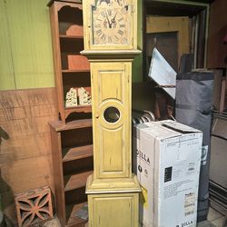 Vintage little girls grandfather clock