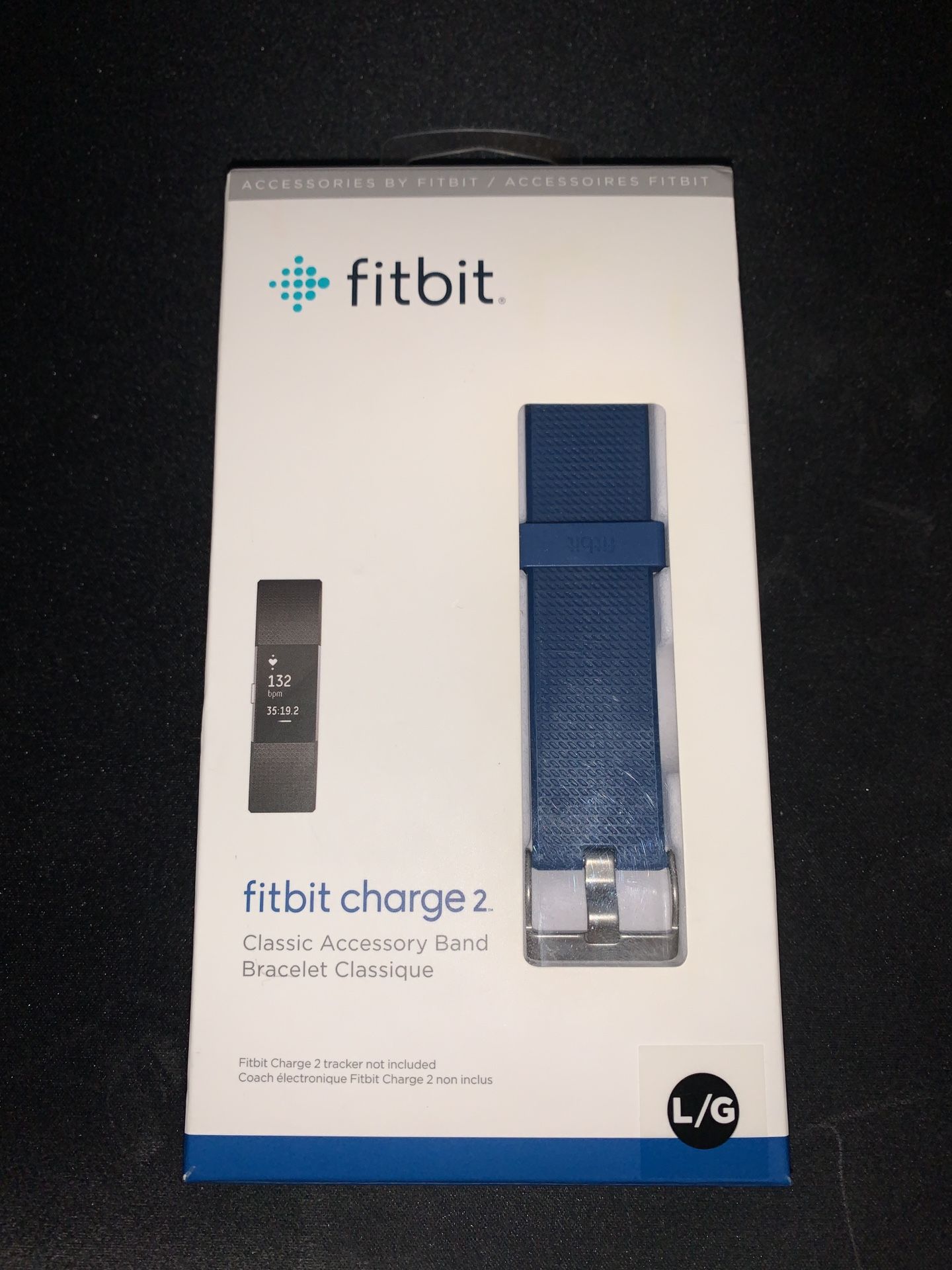 Fitbit Charge 2 Classic Accessory Band, Authentic