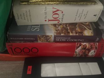 Kitchen Cook books and pasta candles
