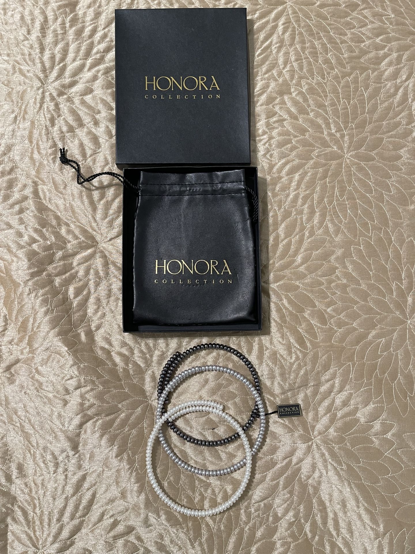Honora Collection 3pc Coil Pearl Choker