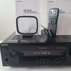 SONY FM Stereo/FM-AM Receiver STR-DE 825  with SONY Remote Commander RM-LJ 301