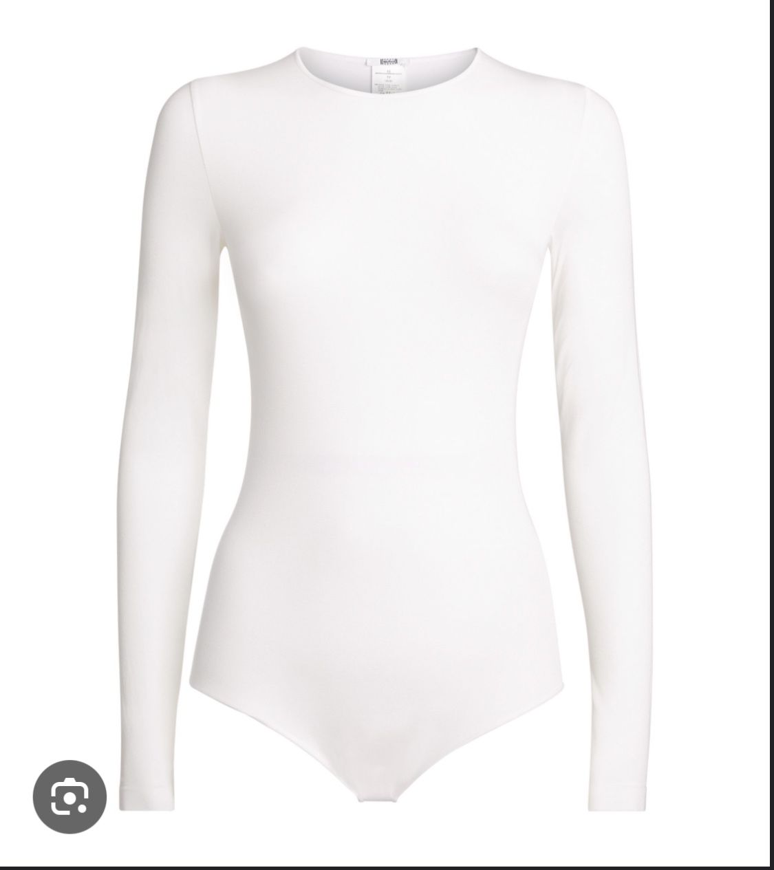 Wolford Chicago Bodysuit White Large NIB