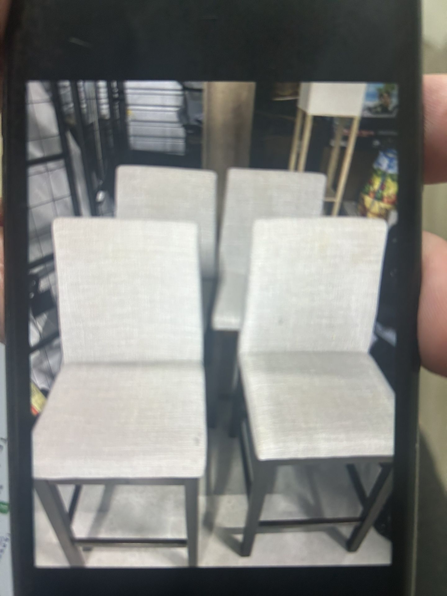 Solid 6 X 6 Drop Leaf Table and Chairs
