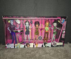 Original Monster High Student Disembody Council 5-Pack Doll Set - Rare 2014 Target Exclusive