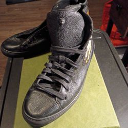 GUCCI "PRINTED TIGER"  HIGH TOPS SNEAKERS