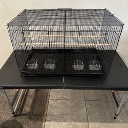 Bird Cage With Divider 2in1