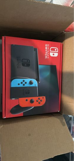 Nintendo Switch Neon Blue and Red