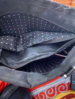 Black tote bag