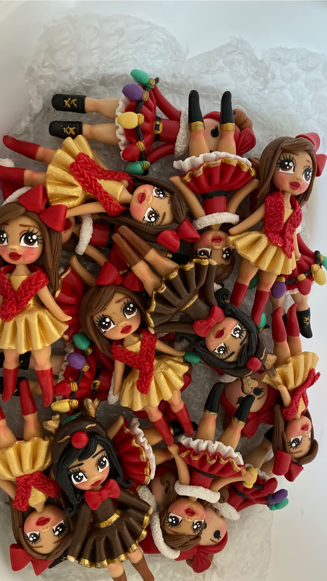 Christmas clays for bows