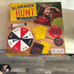 Scavenger hunt adventure game new