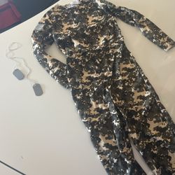 Kids Army Halloween Costume 