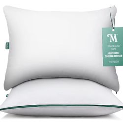 Marlow Supportive Cooling Infused Chopped Memory Foam Pillow