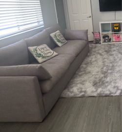 Free Gray Fabric Sofa (one piece)