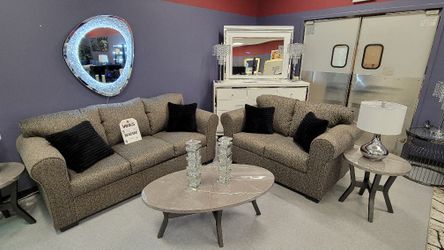 2pc Sofa & Loveseat Set