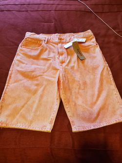 Pink Levi denim shorts