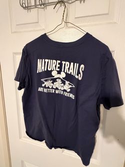 Columbia Disney Women's Adult Nature Trails Navy T-Shirt Size L